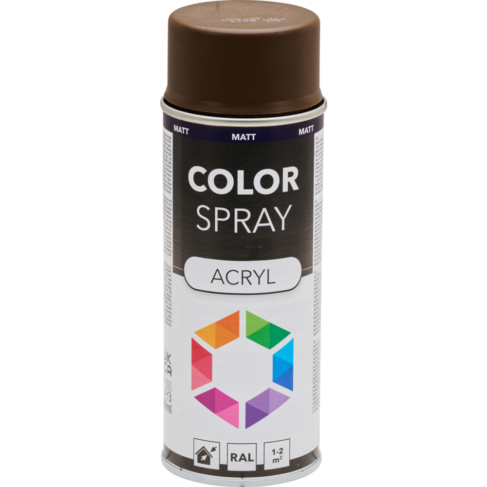 Lackspray matt 400 ml Acryl RAL 8014 sepiabraun image number 1