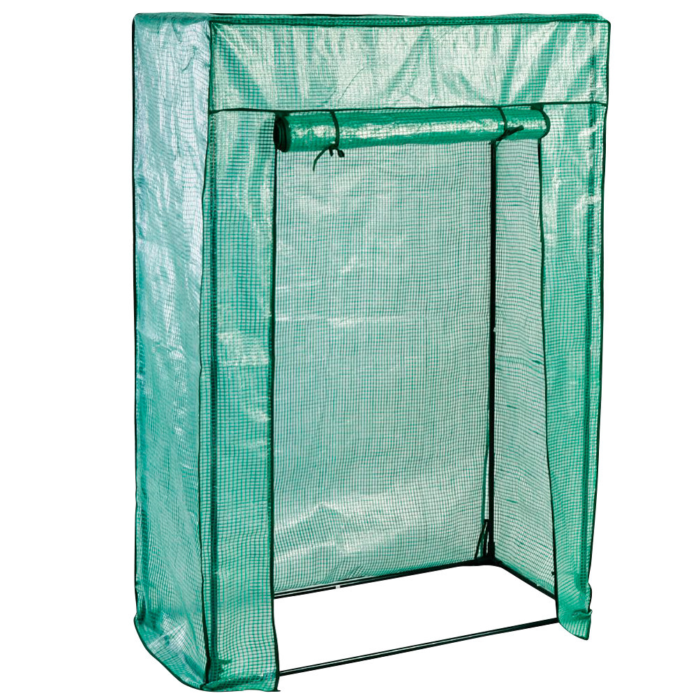 Tomatengew&auml;chshaus mit Metallrahmen 100x50x150 cm