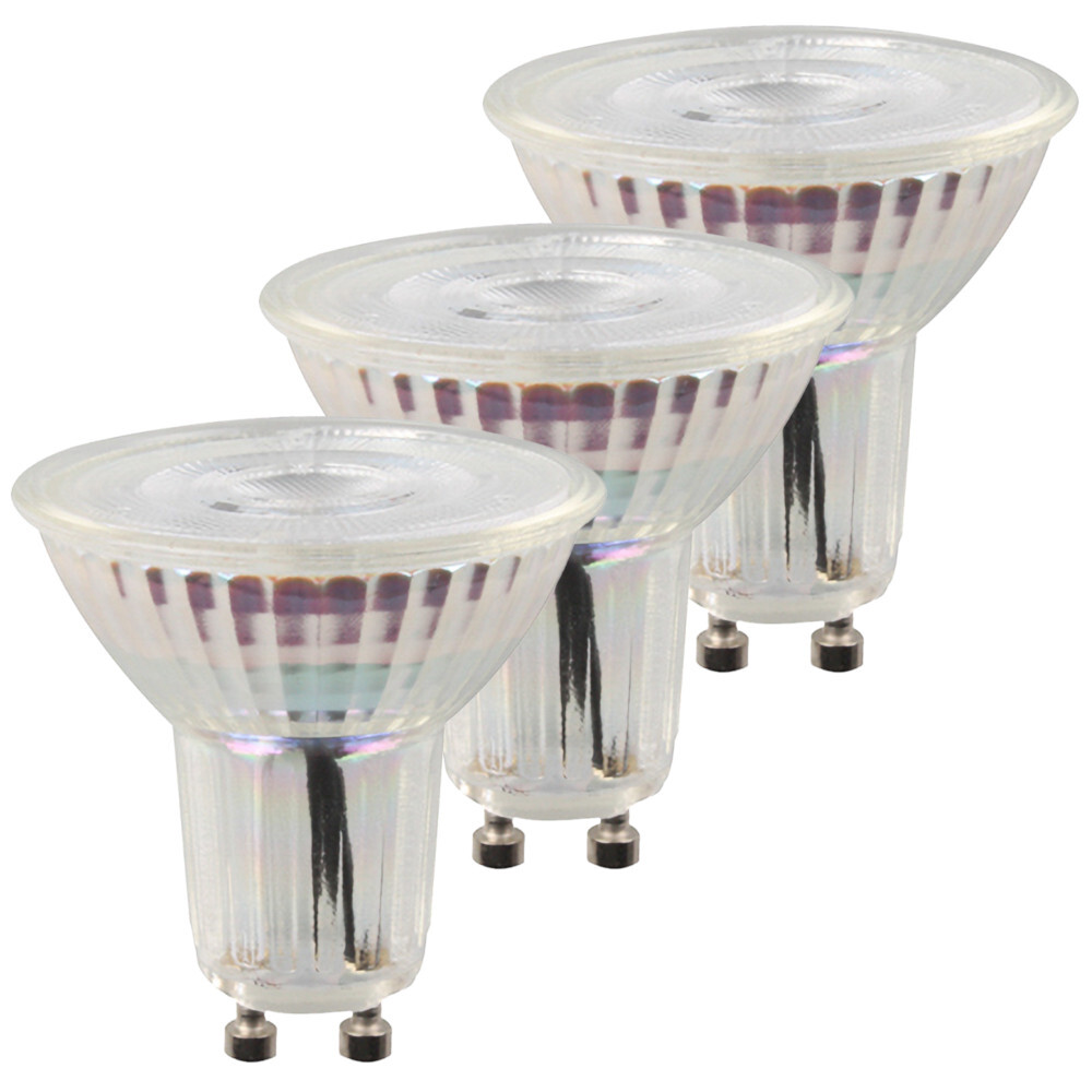LED-Reflektor-Lampen-Set 3 St&uuml;ck je 4,7 Watt mit GU10 Sockel