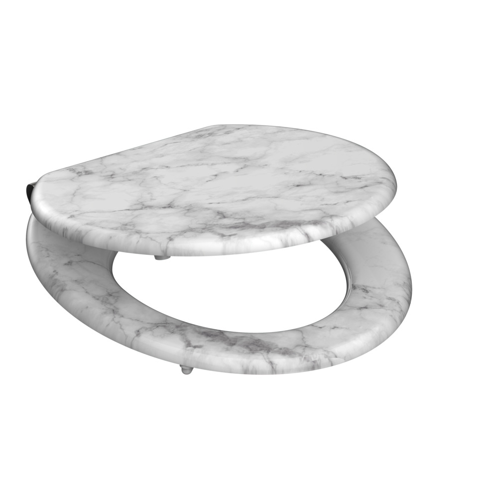 WC-Sitz MDF mit Absenkautomatik Marmor-Stone image number 1