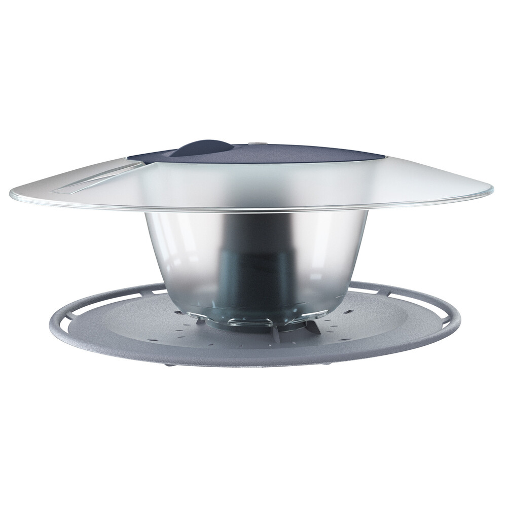 Futterhaus "Birdyfeed Round" Kunststoff anthrazit