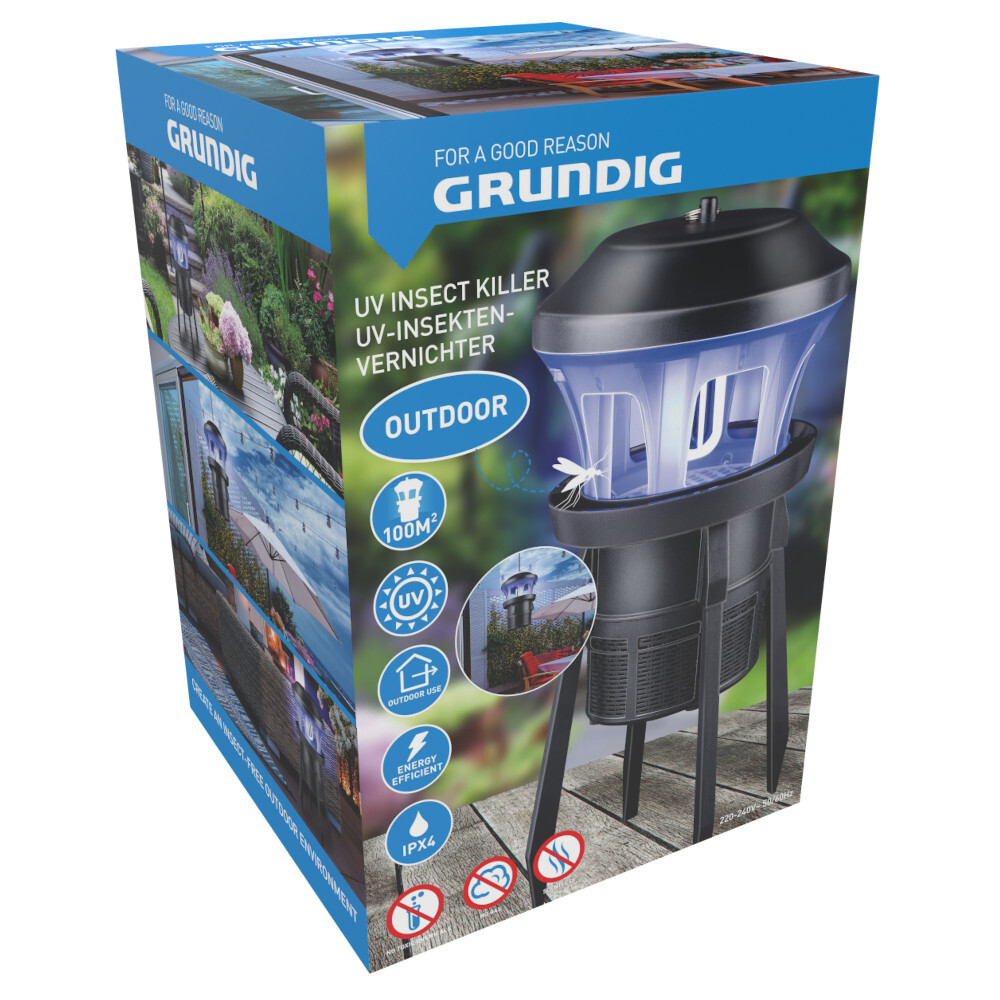 Insektenvernichter elektrisch 9 Watt mit UV-LEDs image number 1