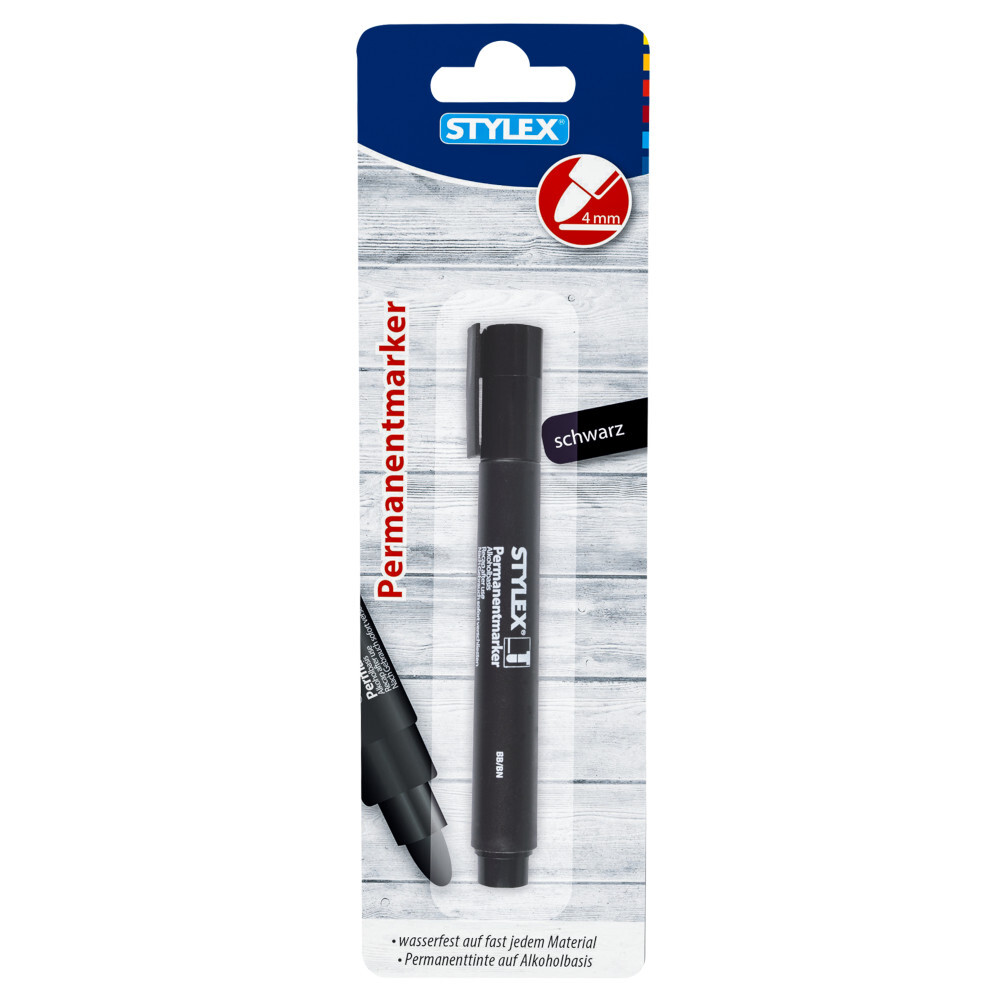 Permanentmarker wasserfest, Schwarz image number 2