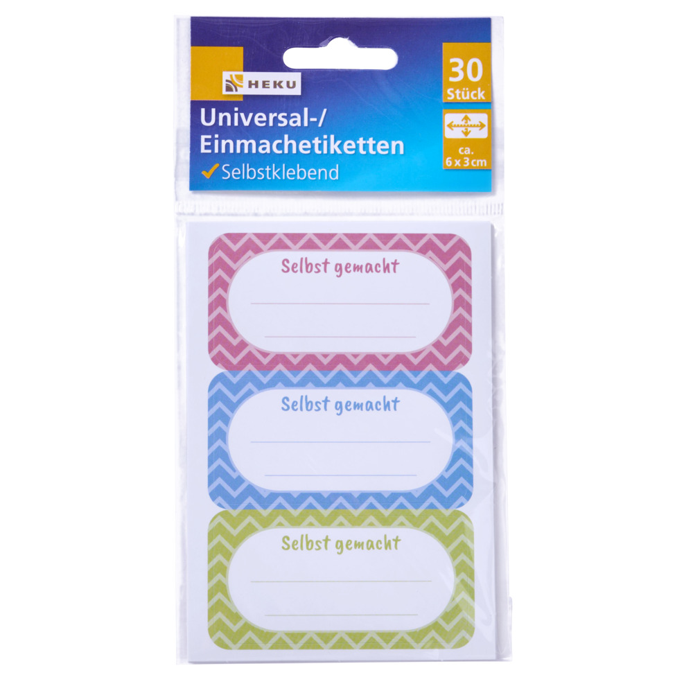 Einmach-Etiketten 30 St&uuml;ck 30 x 60 mm selbstklebend image number 3