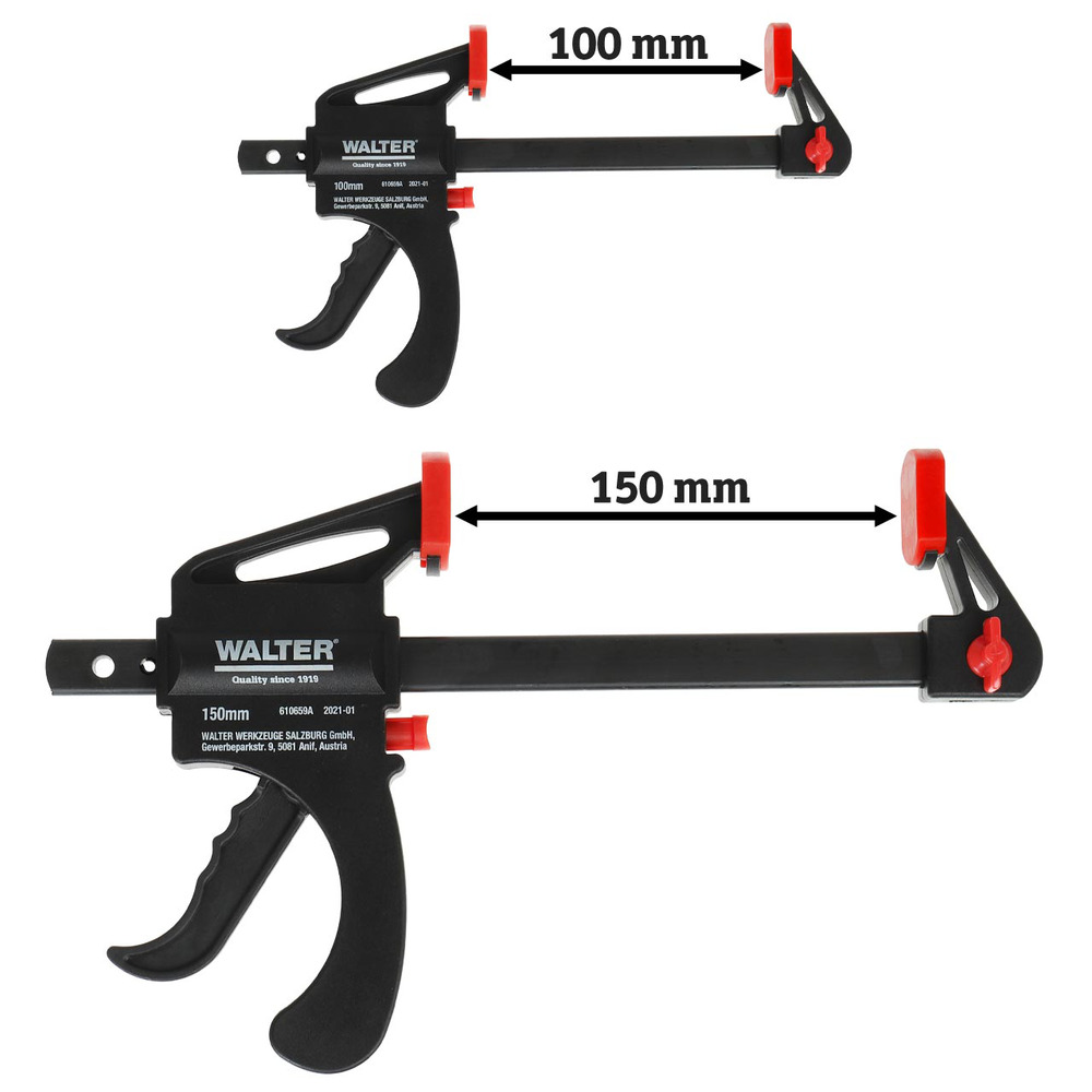WALTER Schnellspannzwingen 4-teilig image number 2