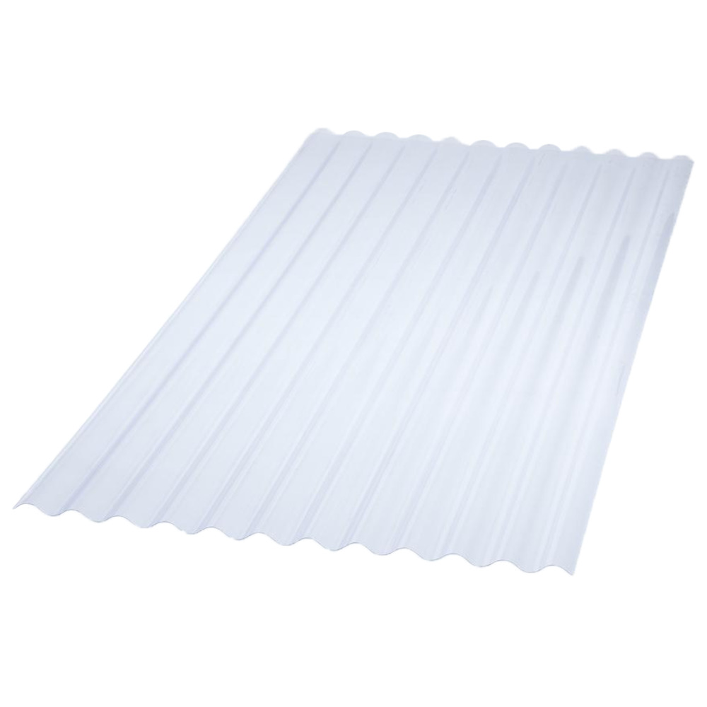 PVC-Wellplatte Sinus 76/18 glasklar 2000 x 900 x 0,7 mm