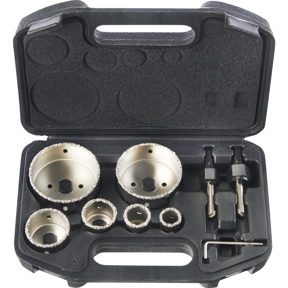 GERMANIA&reg; Hartmetall-Lochs&auml;gen-Set 8-teilig image number 1