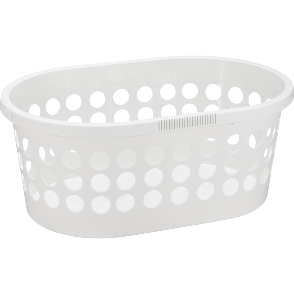 W&auml;schekorb Springfield 30 Liter in Wei&szlig;