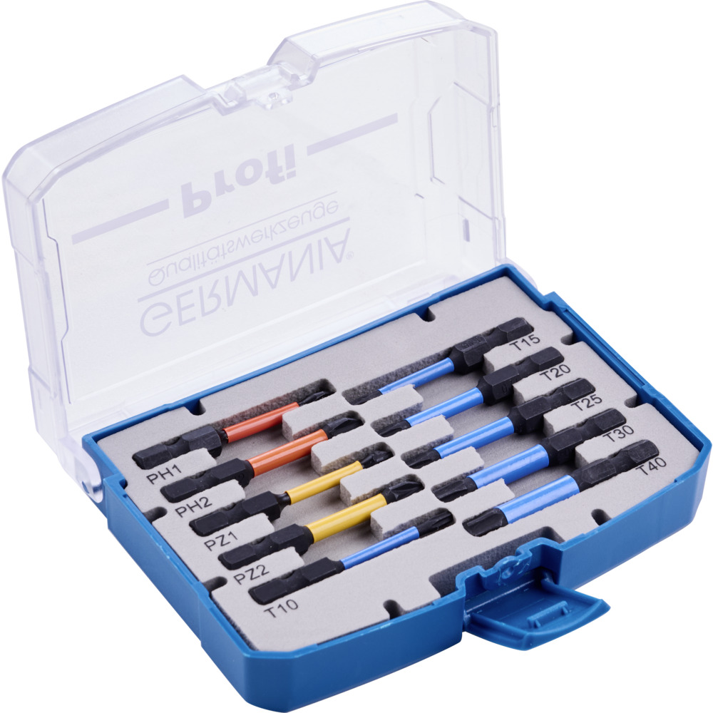 GERMANIA&reg; Profi Bit-Satz Torsion 10-teilig