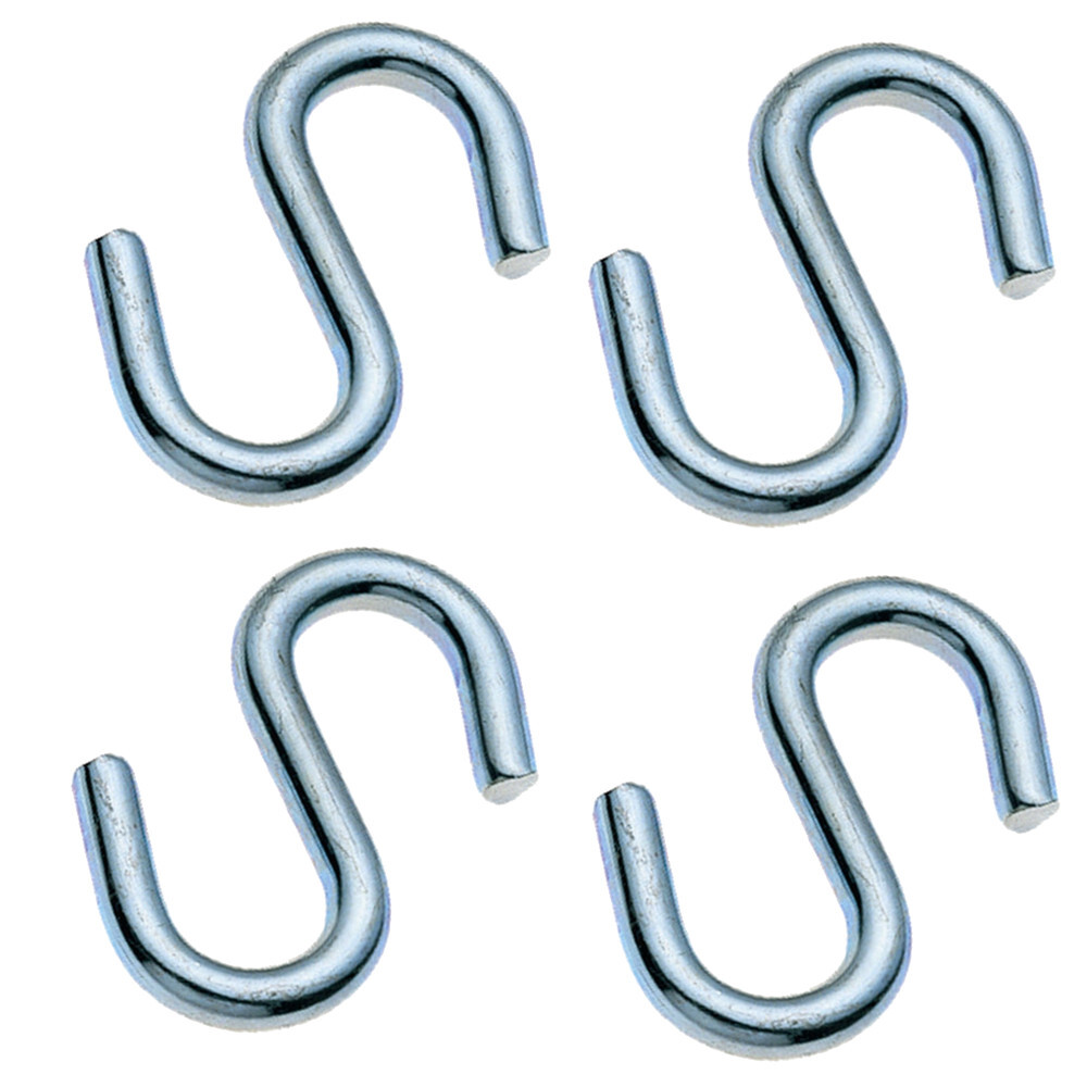 FISHBULL S-Haken 3 mm, Stahl, 4 St&uuml;ck