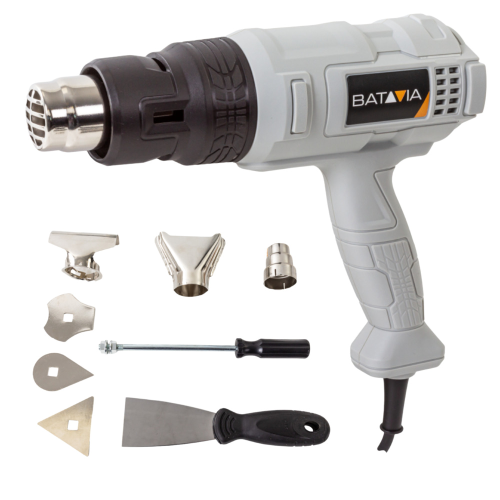 Batavia Hei&szlig;luftpistole 1800 Watt mit Zubeh&ouml;r