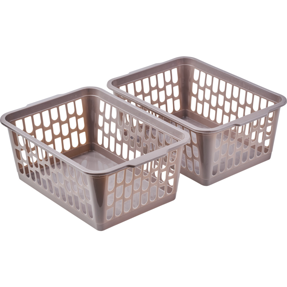 K&ouml;rbchen 2er-Set gro&szlig; 36,5 x 25,5 x 15,5 cm, sortiert image number 1