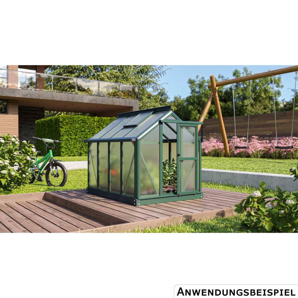 Vitavia Minigew&auml;chshaus ''Merlin'' Alu Smaragd HKP image number 3