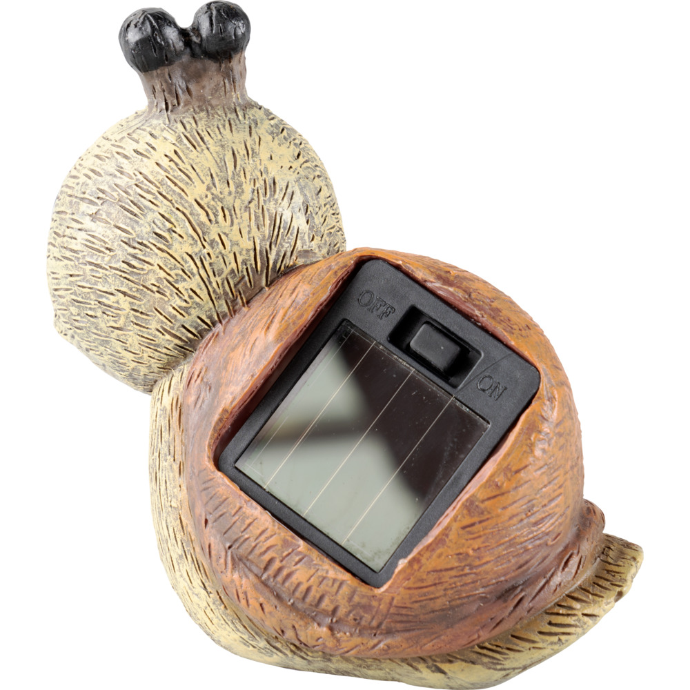 Solar-LED-Tierfigur Schnecke 14,3 cm aus Kunstharz image number 1