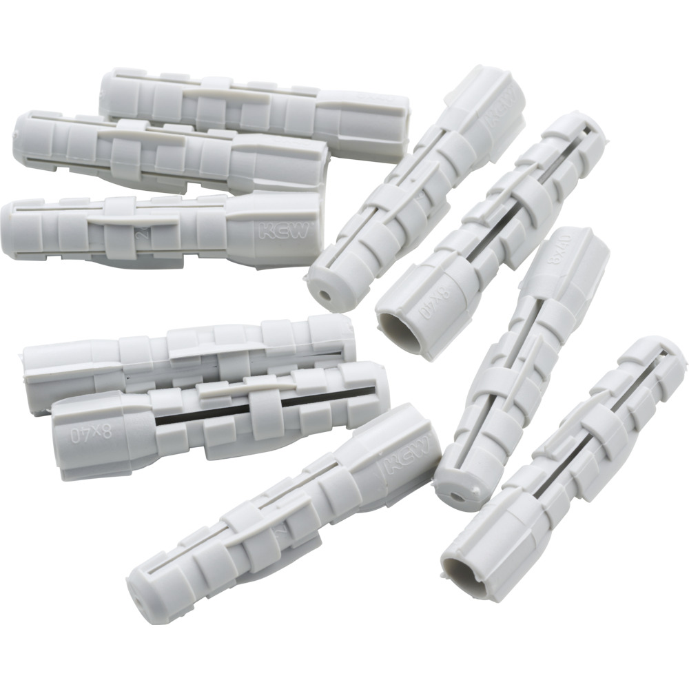 Durchsteck-Spreizd&uuml;bel Set 8 mm 10 St&uuml;ck aus Polyamid