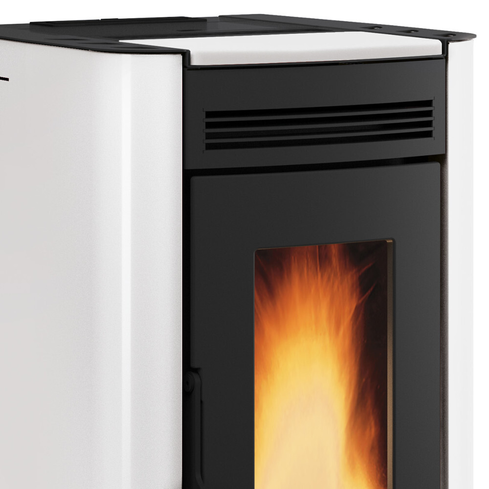 Pelletofen "KETTY 2.0", wei&szlig;er Stahl image number 1