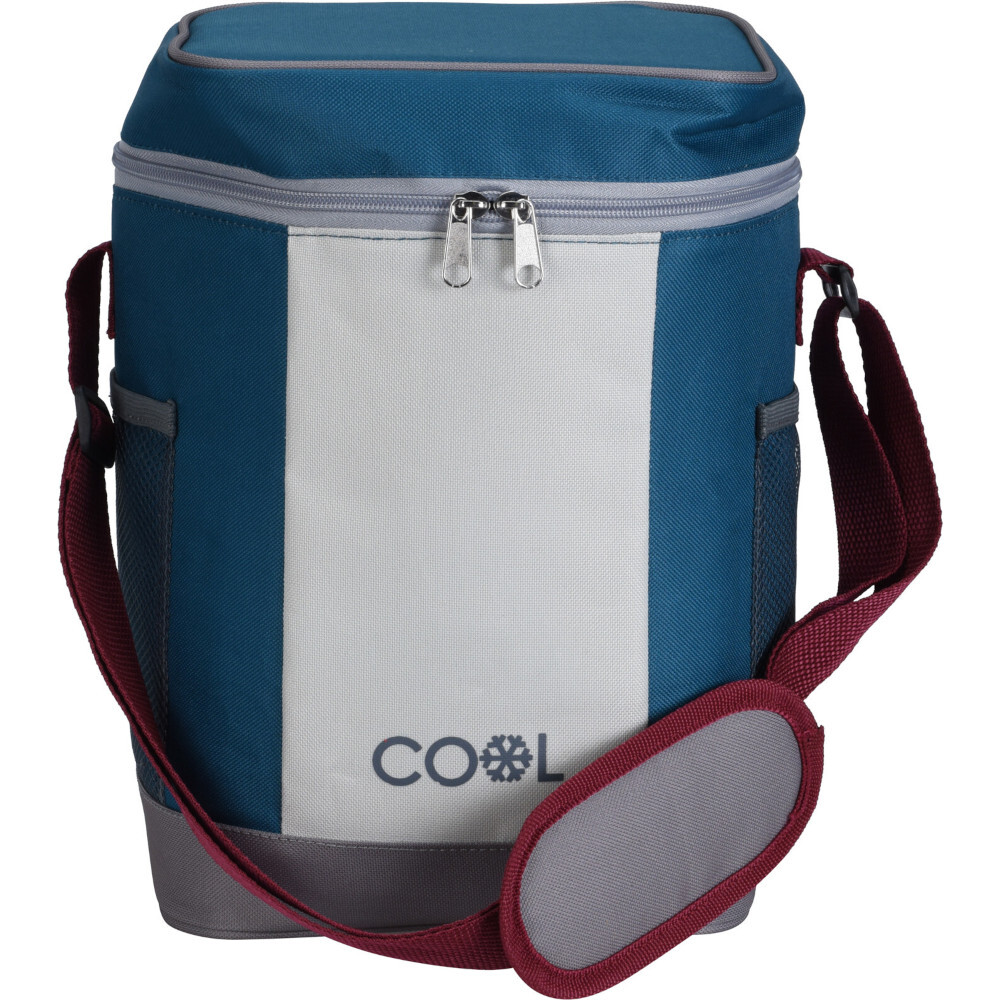 K&uuml;hltasche 10 Liter mit Rei&szlig;verschluss in Blau