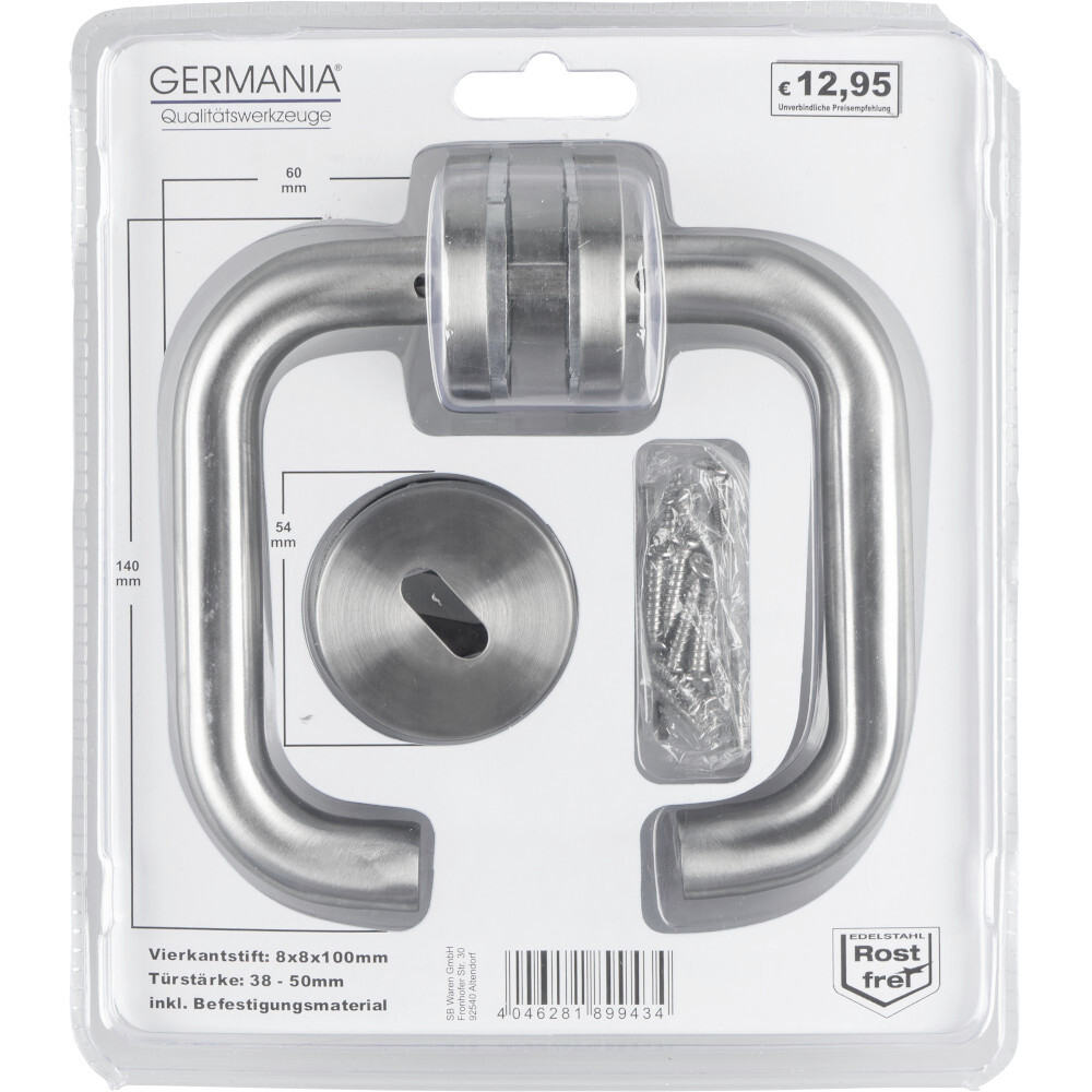 GERMANIA&reg; T&uuml;rgriff Dr&uuml;ckergarnitur U-Form aus Edelstahl image number 4