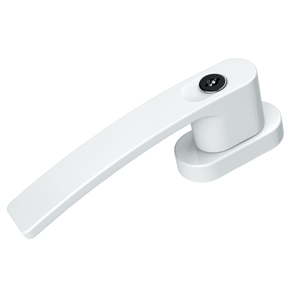 BASI Fenstergriff abschlie&szlig;bar wei&szlig;