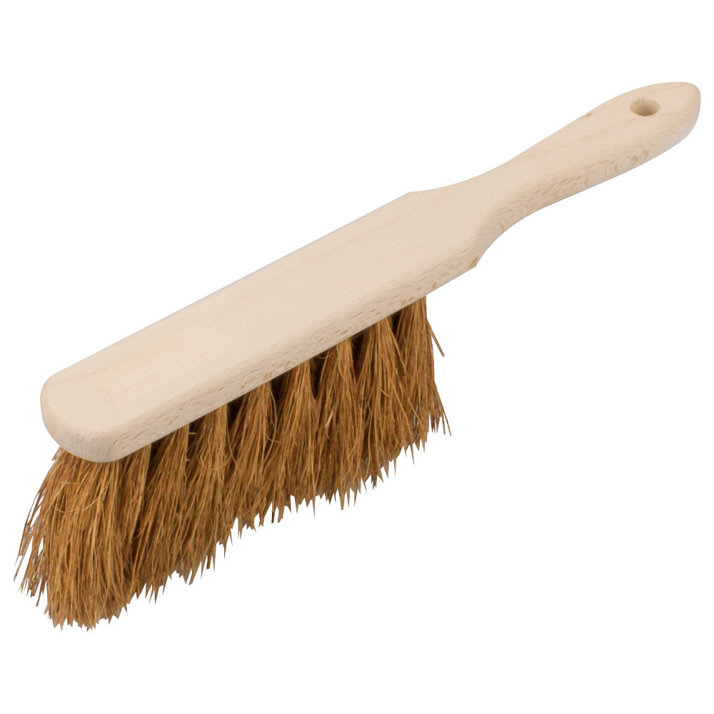 Handfeger 28 cm aus Holz mit Kokosfaser-Borsten
