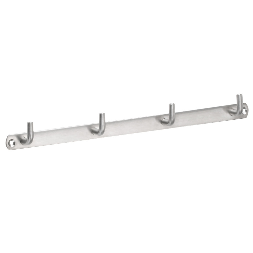 Handtuchleiste aus Edelstahl mit 4 Haken