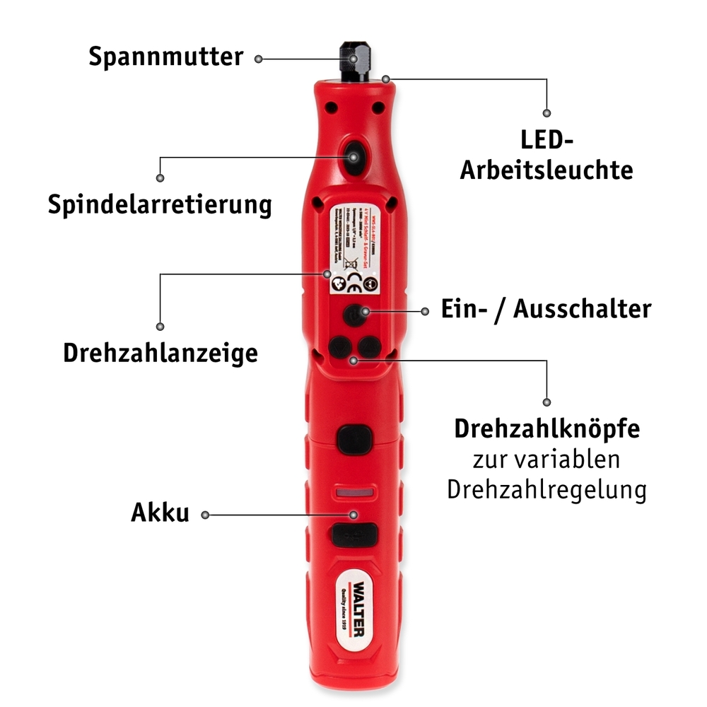 WALTER 3in1 Akku Multitool image number 3