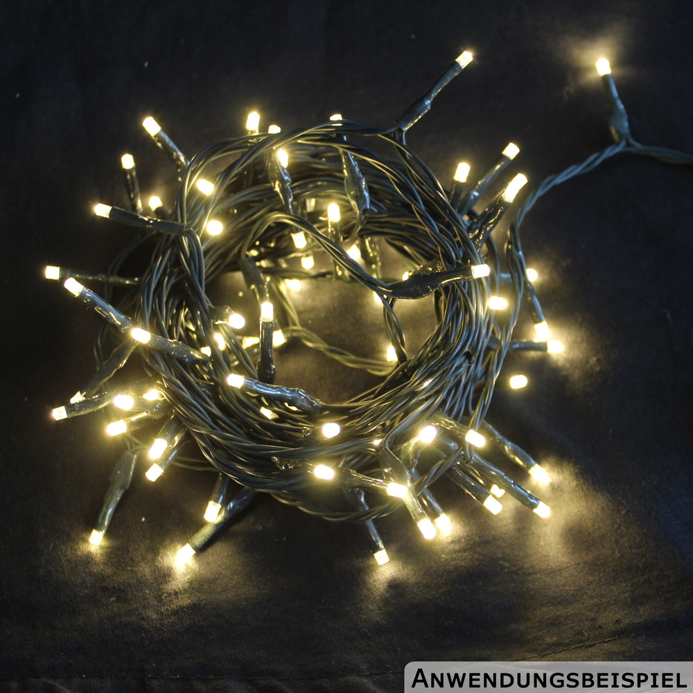 LED-Lichterkette warmwei&szlig; mit 120 LEDs image number 1