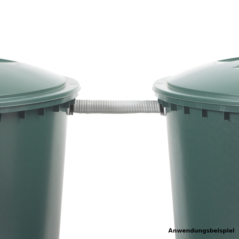 Regentonnen-Verbinder 3/4 Zoll mit 25 cm Schlauch image number 1