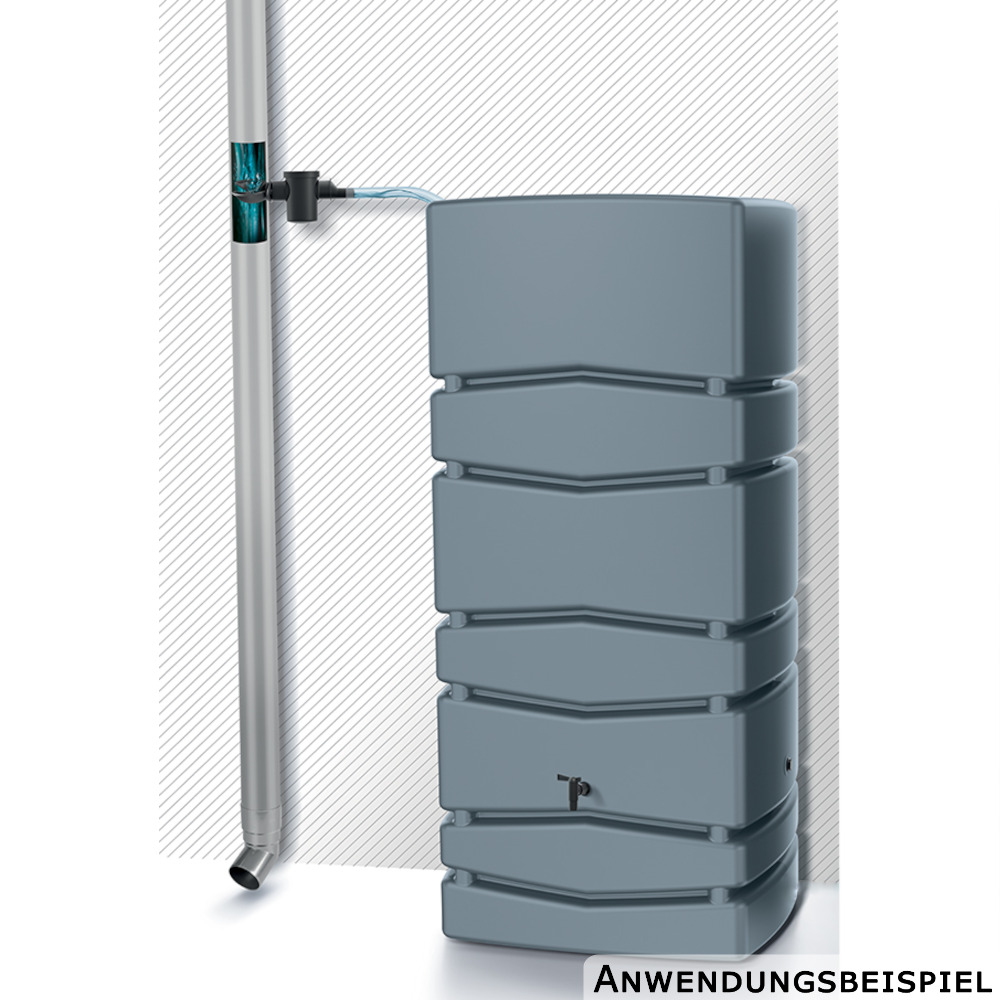 Prosperplast Regentonne Aqua Tower 350 Liter Hellgrau image number 3