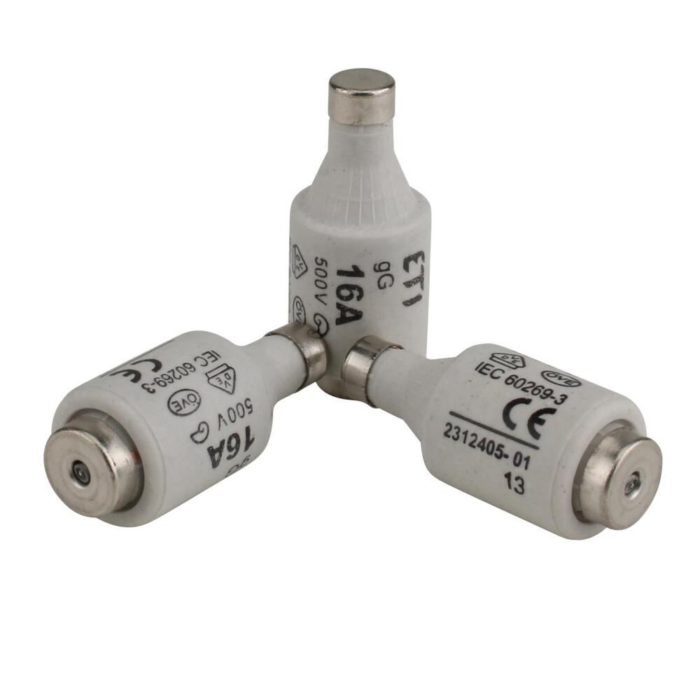 Schmelzsicherung Diazed 16A 500V DII/E27, 5 St&uuml;ck