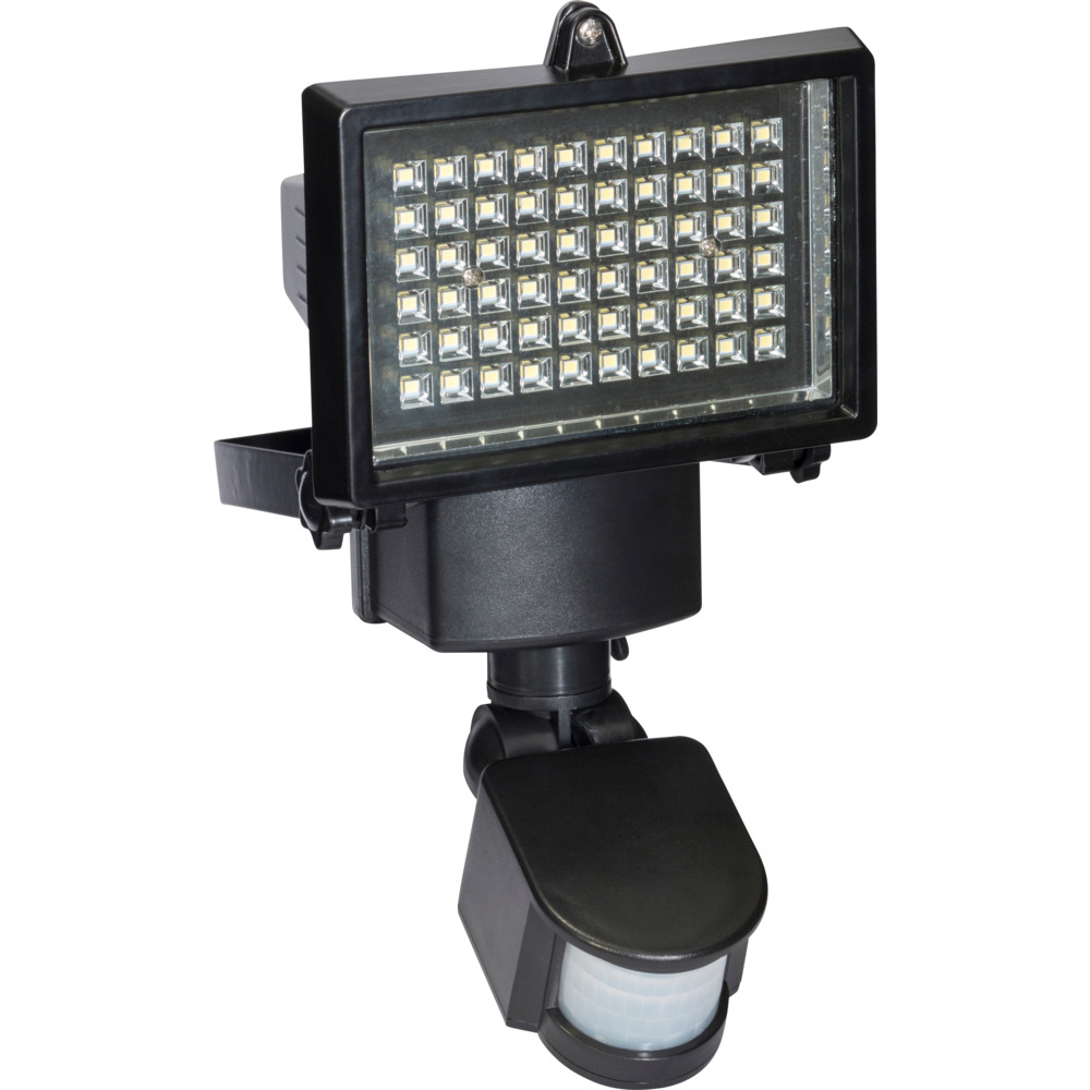 LED-Solar-Wandlicht 60 LEDs BWM schwarz