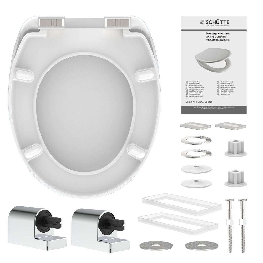WC-Sitz Duroplast mit Absenkautomatik Neon-Paint image number 5