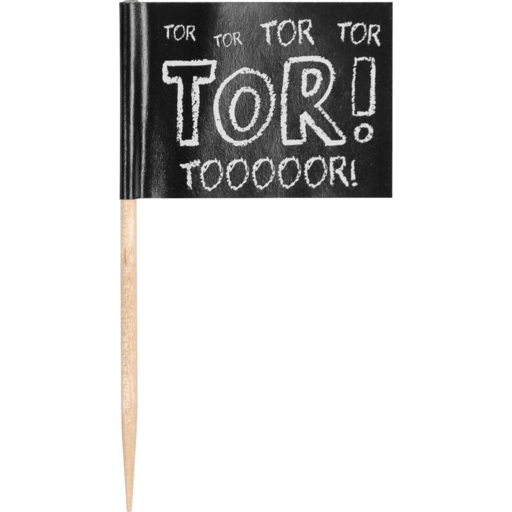 Deko-Picker-F&auml;hnchen "Fu&szlig;ball-Party", 50 St&uuml;ck image number 2