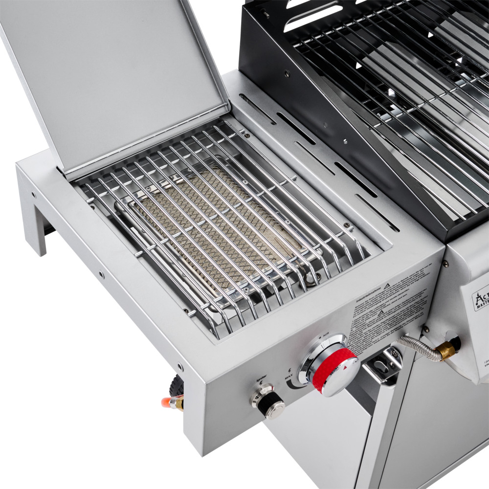 Gasgrill fahrbar Infrarot-Steak Zone silber-schwarz image number 5