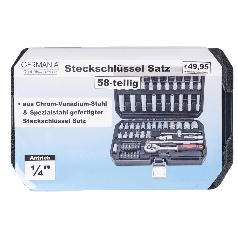 GERMANIA&reg; Steckschl&uuml;sselsatz 58-teilig mit Koffer image number 2