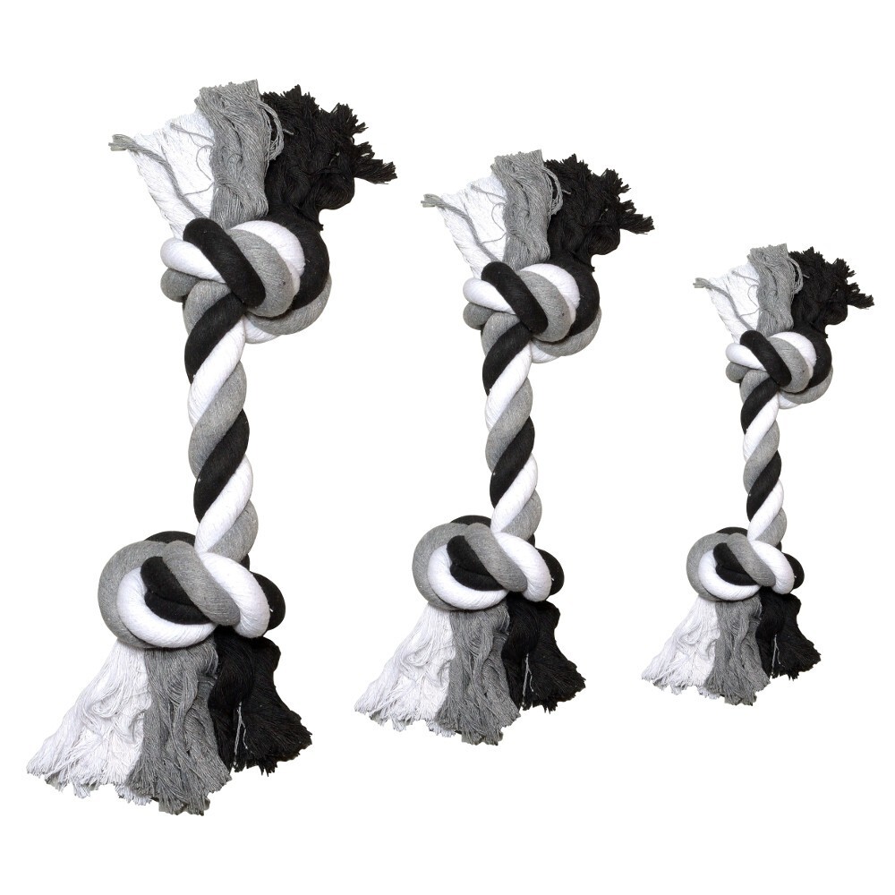 Hundespielzeug Spieltau farblich sortiert