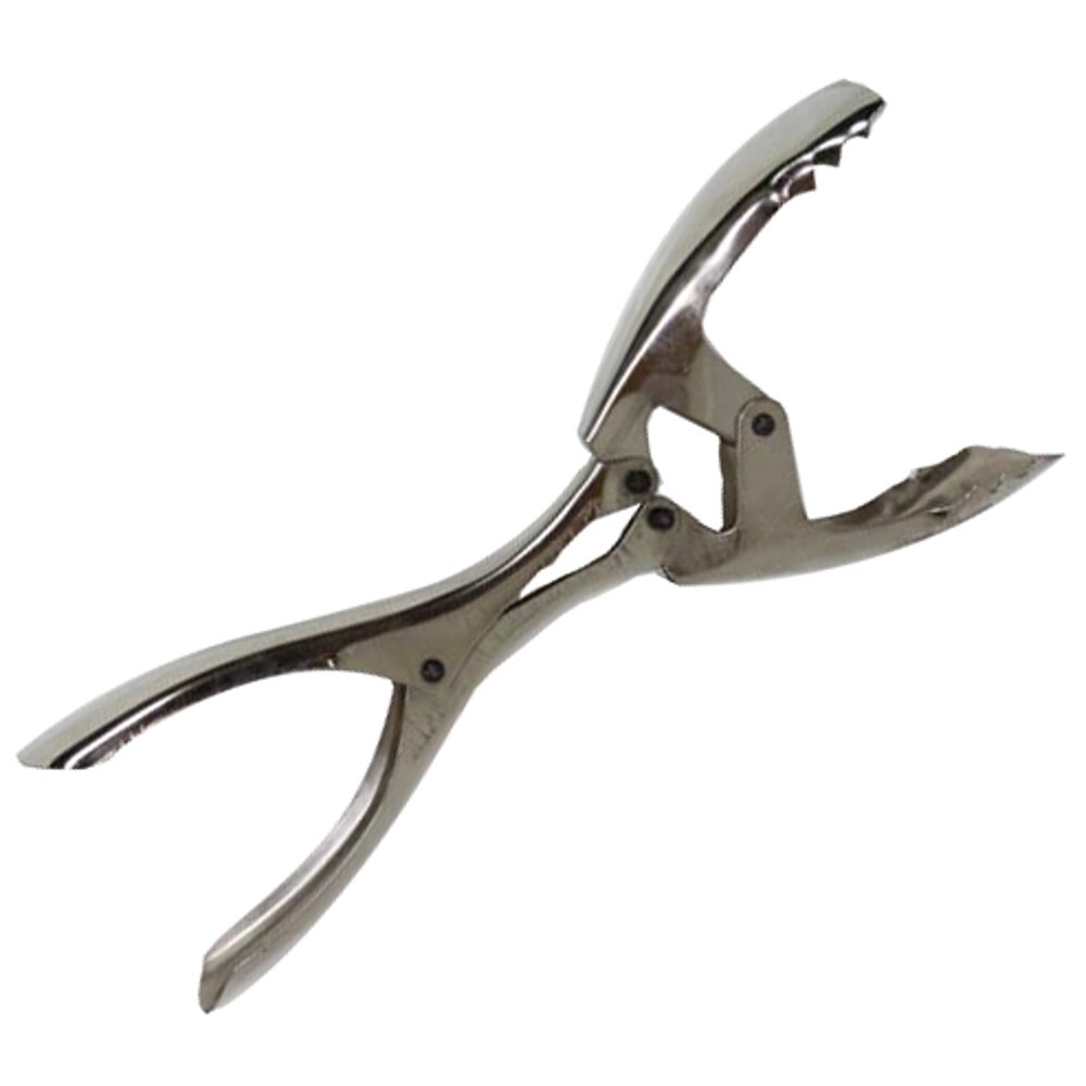 Brikettzange mit Gelenk 240 mm verzinkt