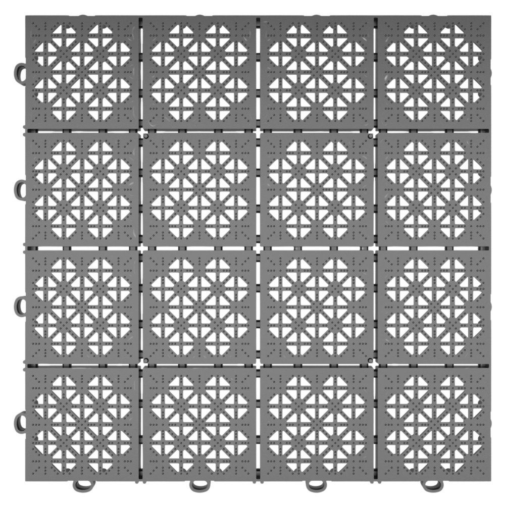 Klick-Bodenfliese 30 x 30 cm aus recyceltem Kunststoff image number 1