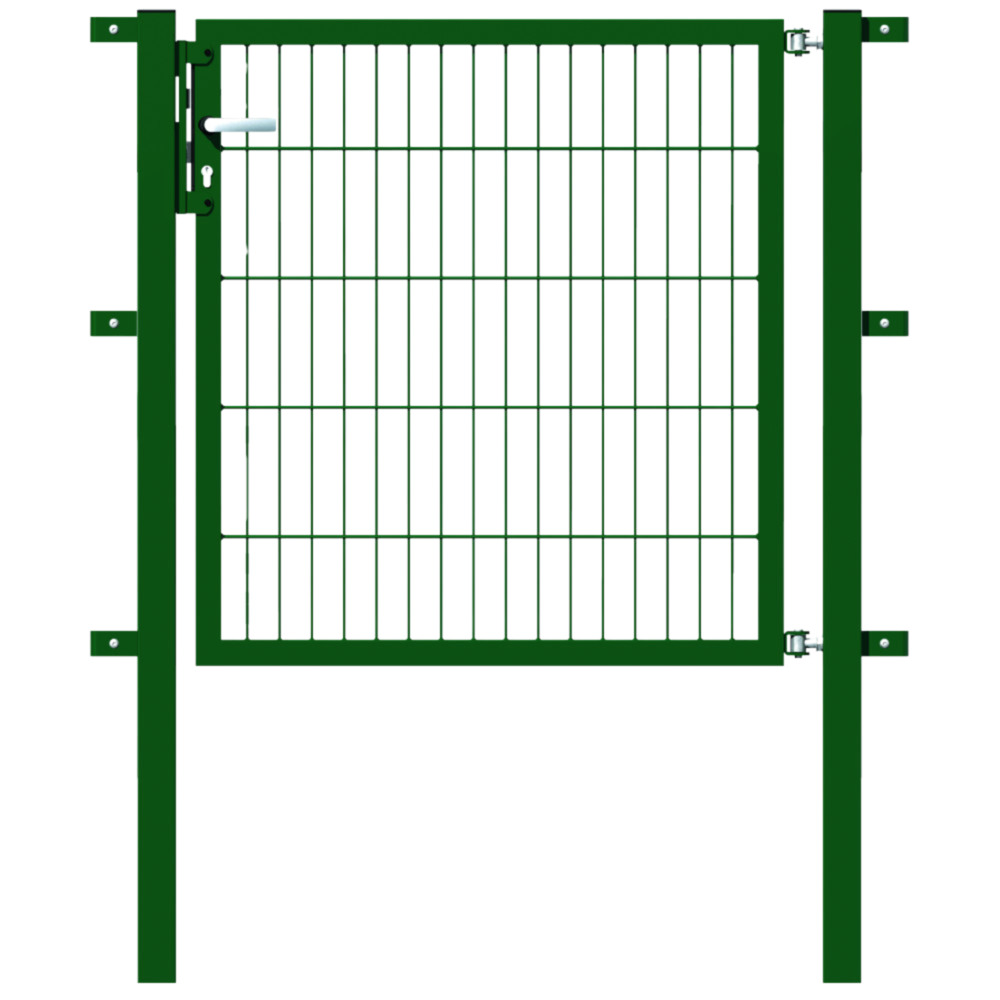 Gartentor Flexo aus Metall gr&uuml;n, H&ouml;he 100 cm