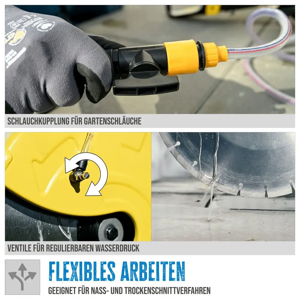 G&uuml;de&reg; Betontrennschneider GBTS 350.1 mit 3,9 PS image number 9