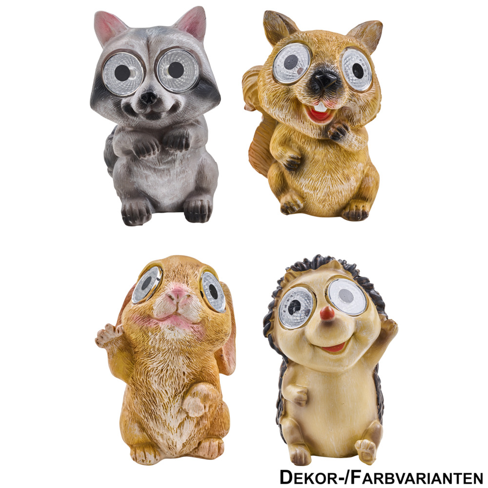 Solartiere 11 cm, 4-fach sortiert