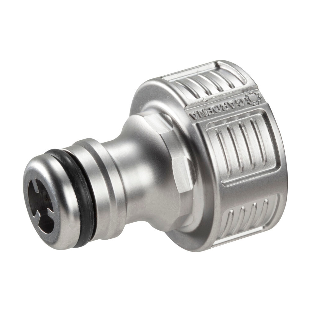 Gardena Premium Hahnverbinder G1/2" 21 mm aus Metall