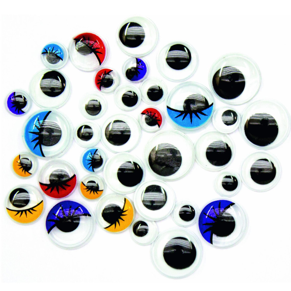 Wackelaugen selbstklebend, 36 St&uuml;ck image number 1