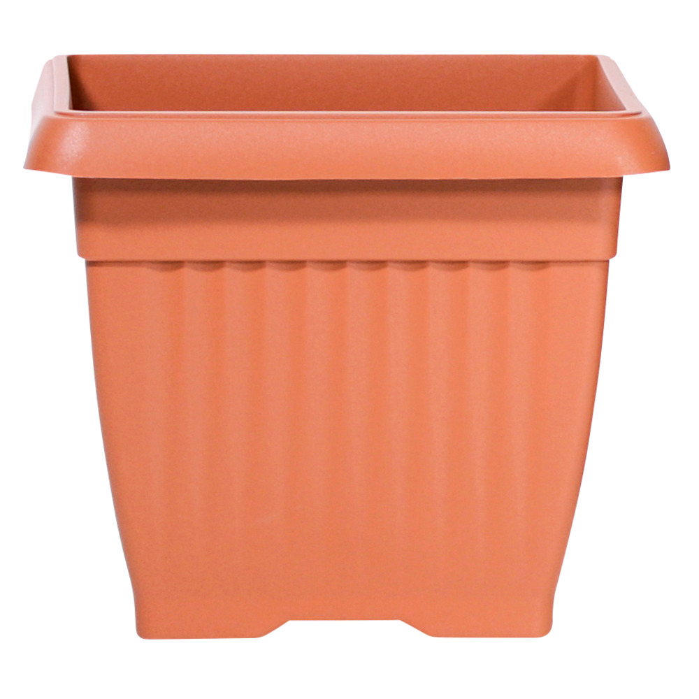 Prosperplast Blumentopf Terra eckig 37 x 37 cm in Terracotta