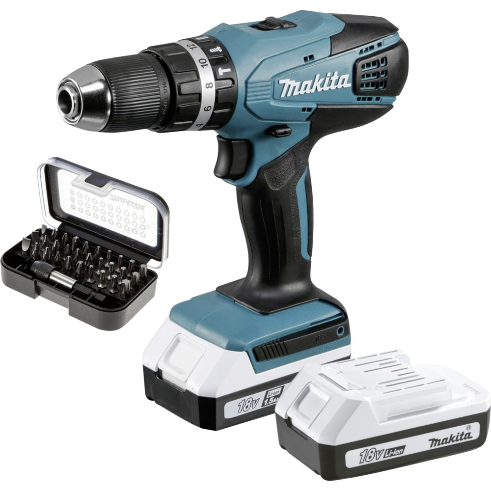 Makita Akku-Schlagbohrmaschinen-Set HP488D011 image number 1