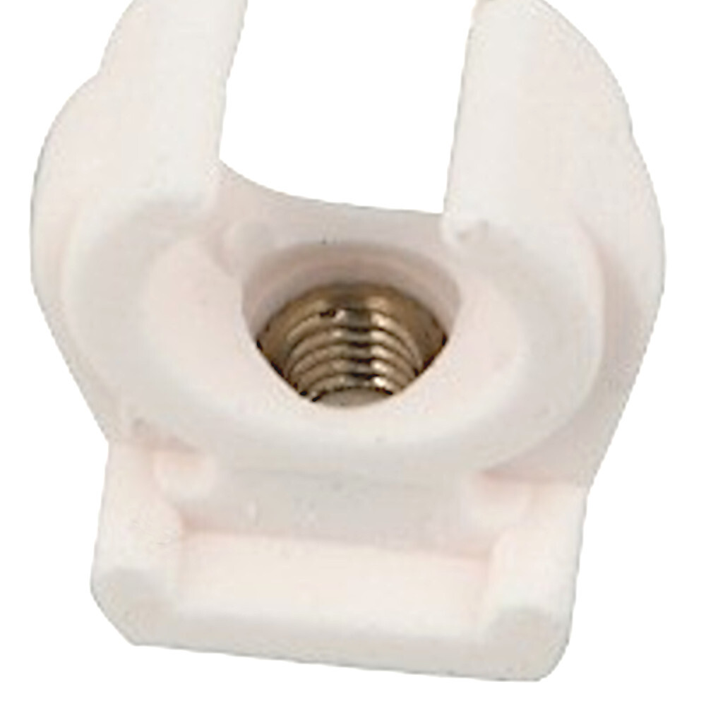 Rohrclip einfach mit Gewindeh&uuml;lse 22 mm, M6 image number 1