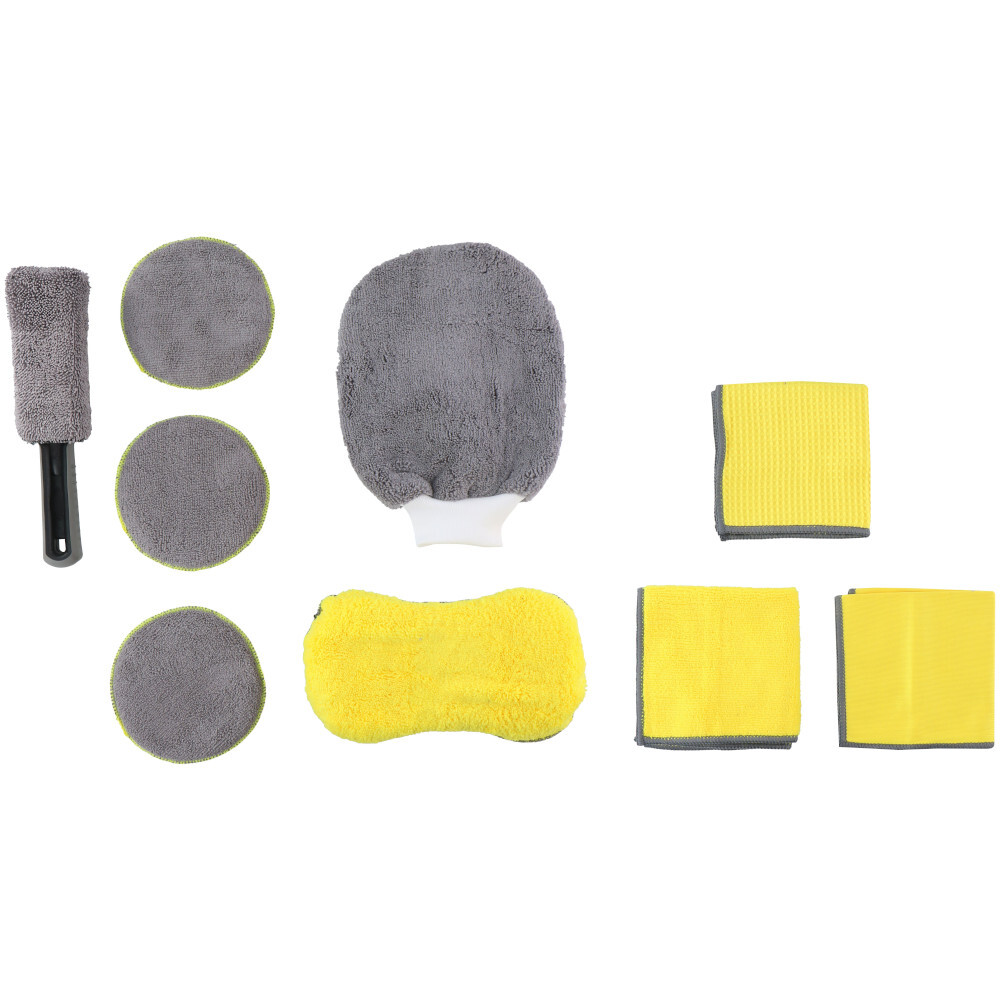 Dunlop Mikrofaser Polier-Set 9-teilig