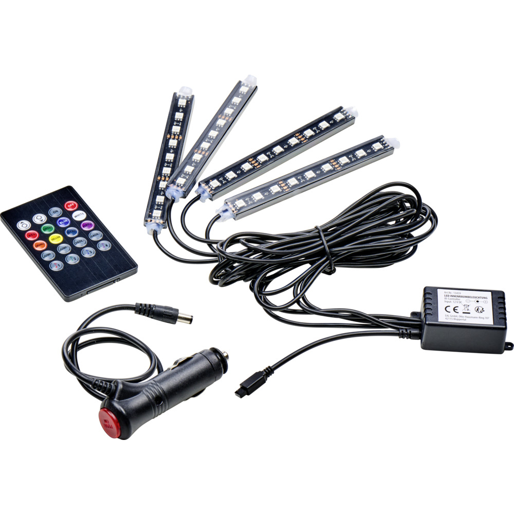 APA Kfz LED-Innenraumbeleuchtung Farbwechsel 12V