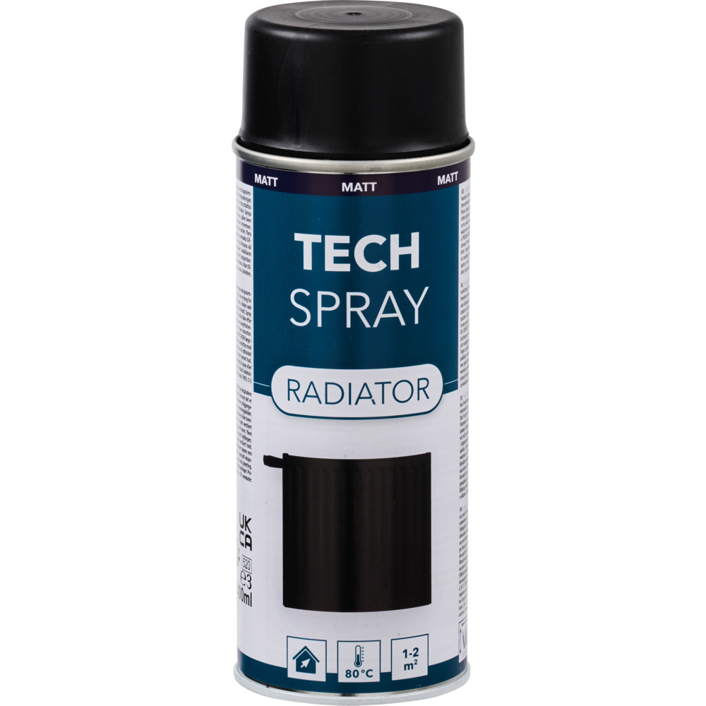 Heizk&ouml;rperlack Tech Spray schwarz 400 ml image number 1