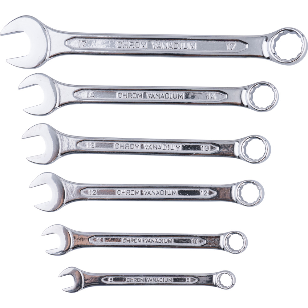 Gabel-Ring-Schl&uuml;ssel Set 6-teilig image number 1